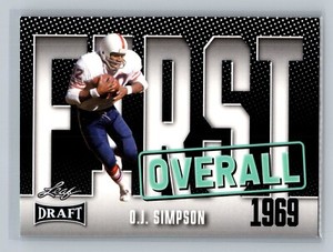 2023 Leaf Draft Football Inserts Blue,Green,White & Gold YOU PICK!