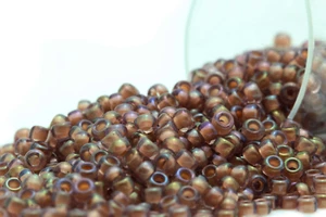 Miyuki Round Rocailles 11/0 Inside Dyed Mesa Tan Seed Bead RR-337 - Picture 1 of 1