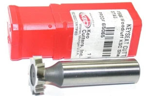 KEO 65065 3/4" Dia. 5/32" Face Width HSS 10 Teeth Woodruff Keyseat Cutter - Picture 1 of 3