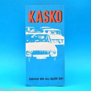 Kasko - antes de que sea demasiado tarde 1977 | Folleto publicitario RDA Estado Seguro X - Imagen 1 de 1
