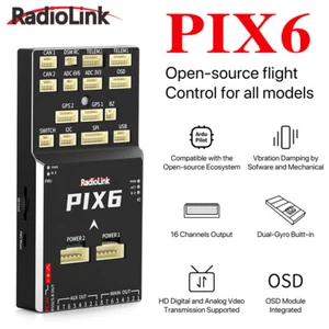 Radiolink PIX6 16CH Flight Control Built-in BEC 216MHz for RC Helicopter Drone - Picture 1 of 12