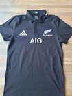 New Zealand Rugby Top Tshirt Medium Mens Adidas All Blacks AIG 2016