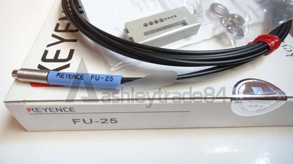 1PIECE NEW KEYENCE FIBER OPTIC SENSOR FU-25 FU25 - Image 1 of 1