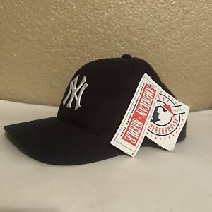 Vintage New York Yankees American Needle 1918 Snapback Hat Deadstock Wool Blend