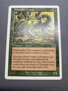 Shanodin Dryads 1993-1999 Unlimited Common HP MAGIC THE GATHERING - Picture 1 of 12
