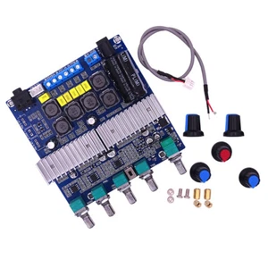 HiFi Bluetooth Audio Verstärkermodul TPA3116, DC 12-24V, 2x50W+100W  - Bild 1 von 3