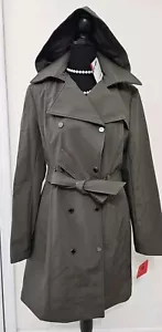 Trench donna Calvin Klein verde oliva/TWIG TG M nuovo con etichetta doppiopetto - Foto 1 di 13