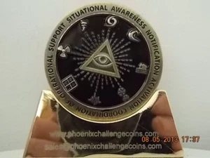 FEMA National Watch Center Custom Challenge Coin - Picture 1 of 2