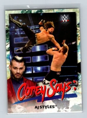 COREY GRAVES SAYS #CG-1 AJ Styles - Image 1 of 2
