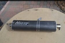 MUZZY EXHAUST CAN MUFFLER SLIP ON PIPE CARBON FIBER