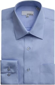 Modena Men’s Regular - Fit Long Sleeve Solid Dress Shirt - Colors - Picture 1 of 9