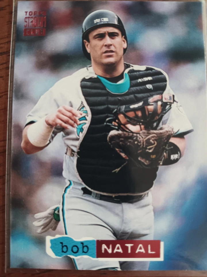 BOB NATAL FLORIDA MARLINS 1994 TOPPS STADIUM CLUB BASEBALL CARD #291 - Image 1 of 1