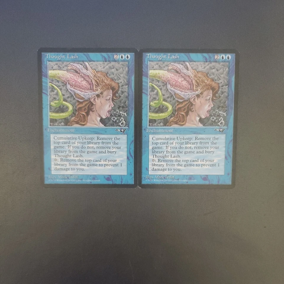 Thought Lash Magic The Gathering Card Set 2 piezas usado - Imagen 1 de 1