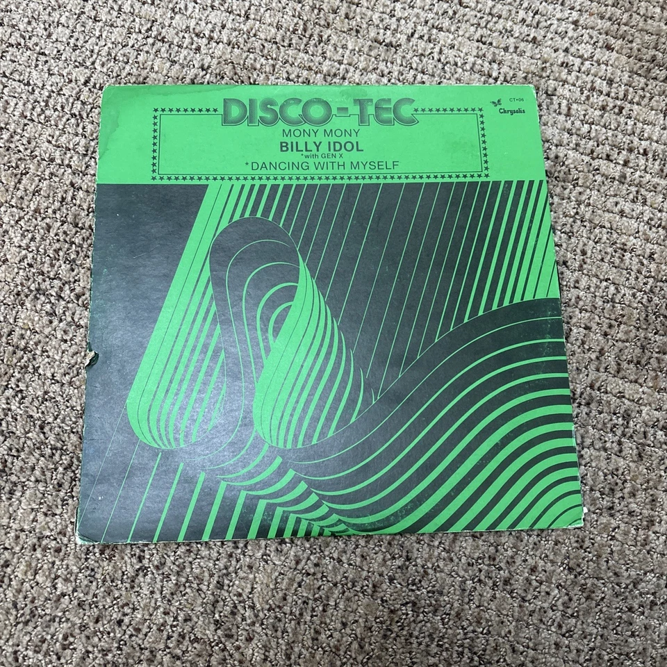 Billy Idol - Mony Mony = Dinero, Dinero / Dancing with Myself LP VG+++ - Image 1 of 4