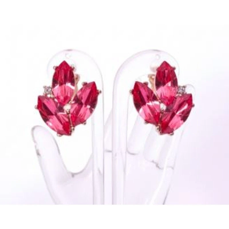 Banana Republic Women's Ruby REd Crystal Statement Garlands Earrings NWT 98 - Image 1 of 4