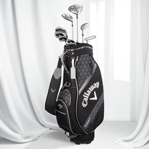 Callaway Solaire 2018 Ladies RH Golf Set 8 Clubs w/Bag & Covers Carbon Shaft BK - Picture 1 of 10