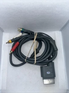 Official Xbox 360 VGA HD AV Cable With RCA Audio & Male Adapter Microsoft OEM - Picture 1 of 3