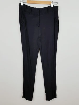 Pantalones ajustados SASS & BIDE para mujer talla 8 negros de seda The Ritz DEFECTUOSOS Foto 1 de 4