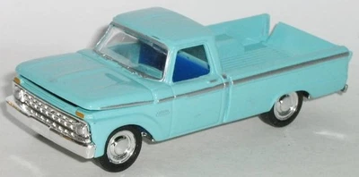1/64 1965 FORD F-100 = 1/2 TON = TWIN I BEAM - HOOD & TAILGATE OPEN Pickup Truck - Image 1 of 3