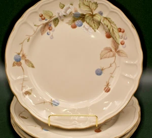 (4) Vintage Summer Hill Epoche 10 5/8" Essteller Beige E530 Noritake EUC - Bild 1 von 6