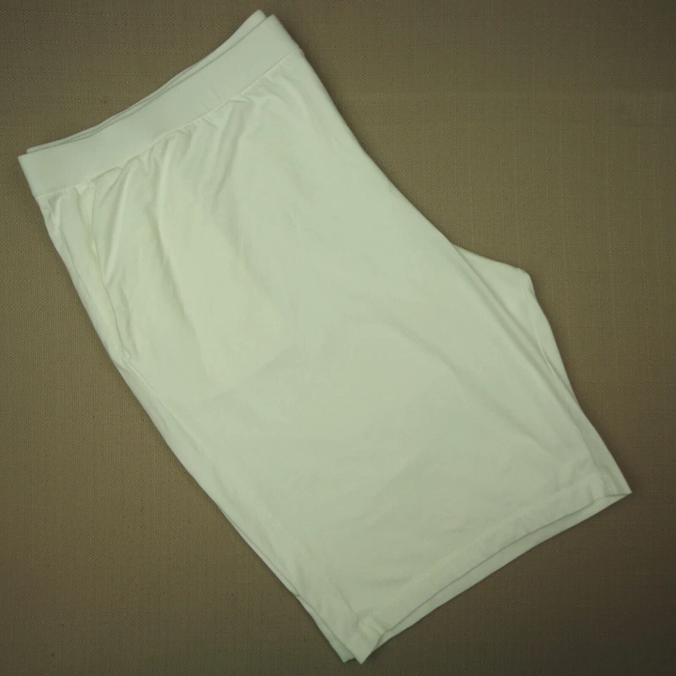 Pantalones Cortos para Caminar Eileen Fisher Pull On Para Mujer Talla 3X Blanco Mezcla de Algodón Orgánico Foto 1 de 4