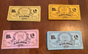Vintage Paper Money From Big Deal Game - Bild 1 von 1