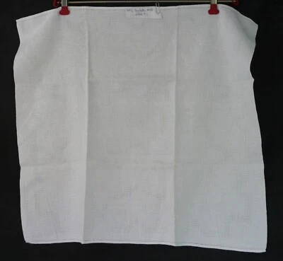 11 serviettes anciennes lin brodé main – Lettres M.C – 60×56 cm REF 4714C - Photo 1/4
