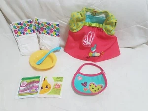 Baby Alive My Baby Alive 2010 Magnetic Spoon Dish Diapers Bib Dress Food  - Picture 1 of 21