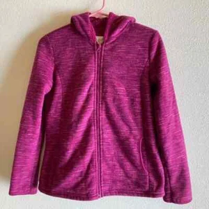 Women's Faded Glory soft fleece jacket size XS (0-2) magenta - Picture 1 of 3