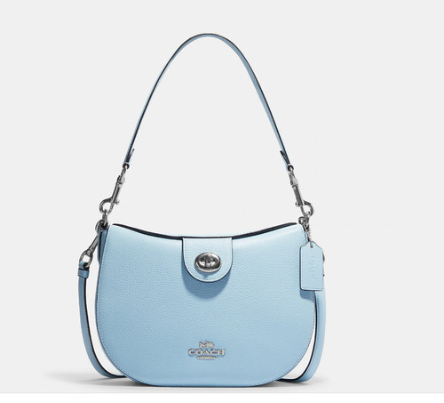 BORSA A TRACOLLA COACH ELLA PELLE HOBO 2 VIE CH196 CASCATA NUOVA CON ETICHETTE BORSA A TRACOLLA