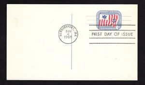 First Day of Issue 1965 Postal Card "175th Anniversay US Coast Guard" - Picture 1 of 1