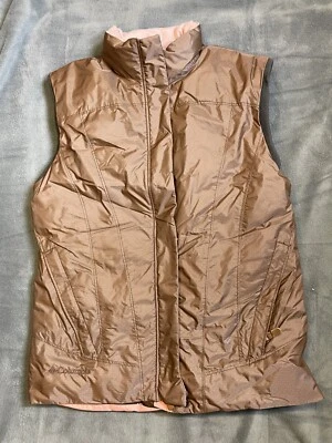 Columbia Convert Women's Vest Sz Small Brown Puffer Full Zip Sleeveless Jacket - Image 1 of 4