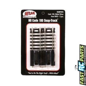 Atlas Trains Rc Hobbies HO Code 100 Bumpers (2) ATL843 - Picture 1 of 1