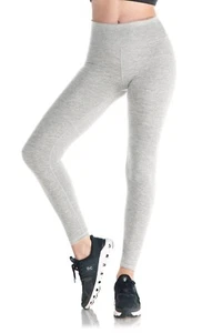 $52 Kyodan Women’s Base Layer Leggings - Light Grey - Medium - New With Tags - Picture 1 of 5