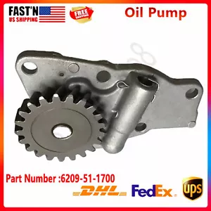 New 6209-51-1700 Oil Pump for Komatsu S6D95L Engine PC200 Excavator (20Teeth) - Bild 1 von 5