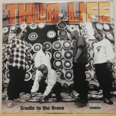 Thug Life / Cradle To The Grave 12" Single Vinyl 1994 US Interscope Records 2Pac - Image 1 of 4