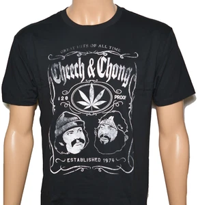 Cheech & Chong Whiskey Label Brand New Officially Licensed Shirt - Picture 1 of 1