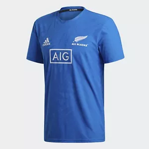 BNWT ADIDAS NEW ZEALAND ALL BLACKS 2019 MENS RWC PERFORMANCE TEE SIZE SMALL - Picture 1 of 8