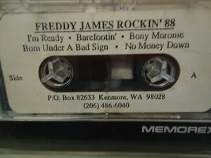 FREDDY JAMES - Rockin' 88 - Seattle Music Festival - Cassette Tape 1988 Canada - Picture 1 of 1