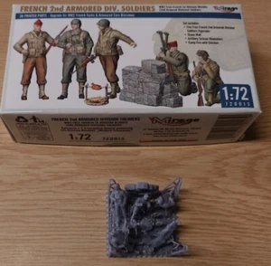 FRENCH 2nd ARMORED DIV. SOLDIERS in 1/72 von Mirage - Bild 1 von 2