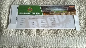 Ticket Rapid Milan 2024 Fußball Match Karte Wien Bundesliga Mailand AC Italy TOP - Bild 1 von 1