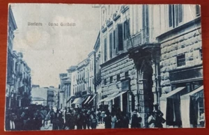 ANTIKE AK REISE ANIMIERT BARLETTA CORSA GARIBALDI BRIEFMARKE 1928 - Bild 1 von 2