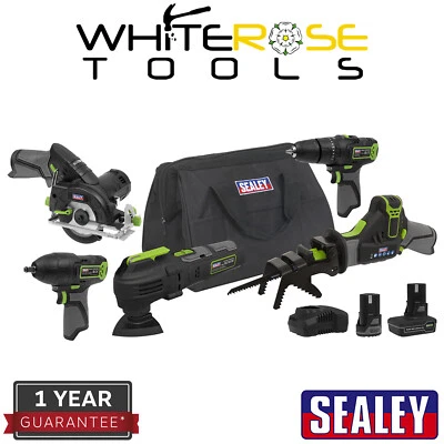Sealey Cordless Combo Kit 2 Batteries 5 x 10.8V SV10.8 Series  - Image 1 of 4
