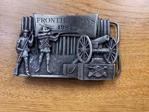 Fort Dodge Frontier Days 1982 Belt Buckle - Picture 1 of 4