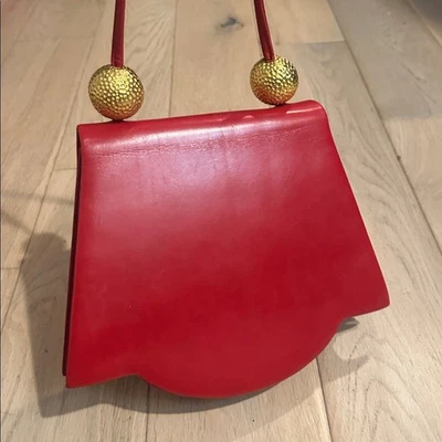 Bandolera de cuero Paloma Picasso vintage! Foto 1 de 4