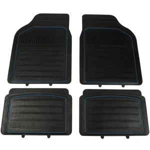 Cartrend Automatten Set Gummi 4-teilig Universal Gummi-Matten Fußmatten Auto PKW - Bild 1 von 2