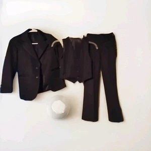 3-piece Boys Suit Navy Blue By Sears Sz10 - Picture 1 of 5
