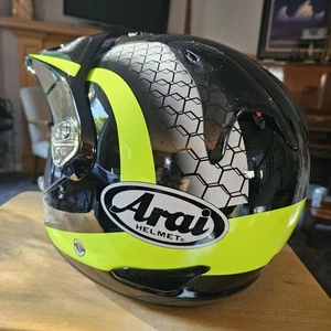Arai XD-4 Malla Amarillo SIN IMPUESTO SOBRE LAS VENTAS Opción Casco Moto XL - Imagen 1 de 3