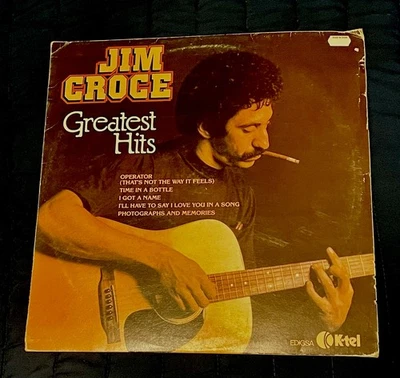 Jim Croce Greatest Hits Original 1981 Pressing, Import Vinyl Record - Image 1 of 4