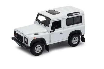 LAND ROVER DEFENDER - 1/24 Welly Diecast Voiture Miniature 22498-BLANC - Photo 1/2